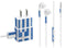 Greece Flag Distressed Phone Charger Skin
